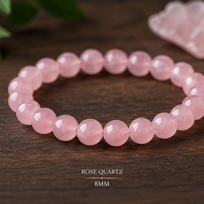 ROSE QUARTZ 8MM BRACELET