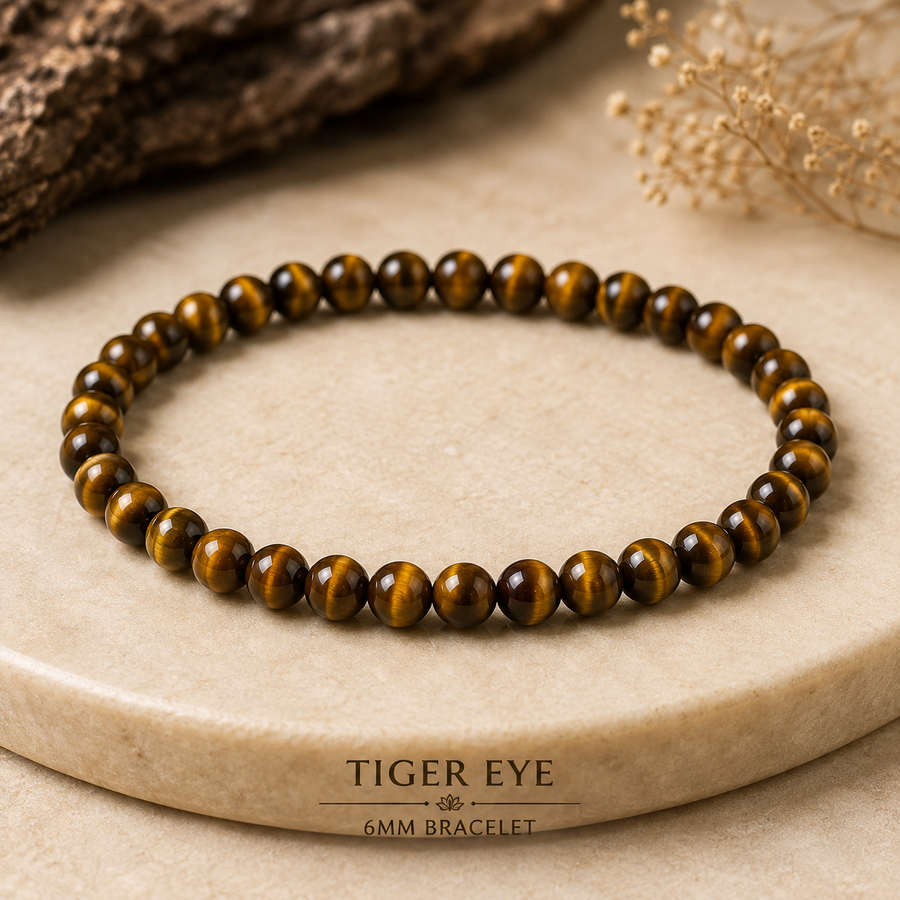 TIGER EYE  6MM BRACLET