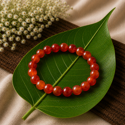 CARNELIAN 8MM BRACELET