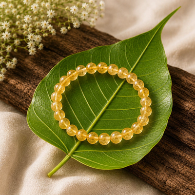 Citrine Crystal Bracelet  Prosperity • Success • Positive Energy
