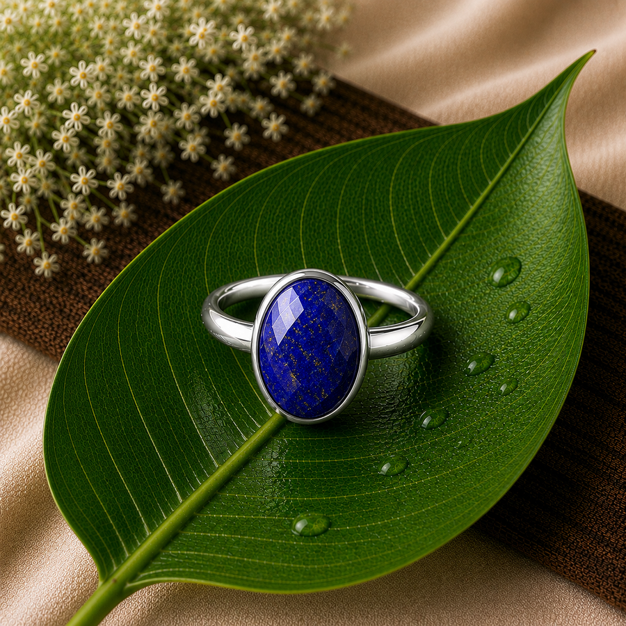 Lapis Lazuli Gemstone Ring  Wisdom • Confidence • Timeless Elegance