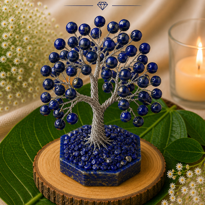 Lapis Lazuli Crystal Tree  Wisdom • Harmony • Elegant Home Décor