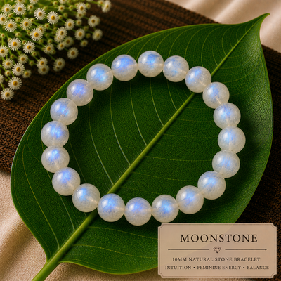 MOONSTONE 10MM BRACELET