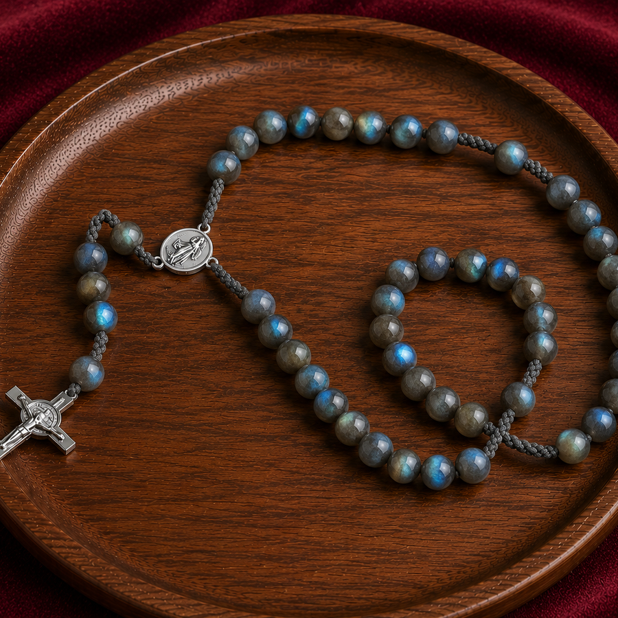 LABRADORITE 10MM ROSARY