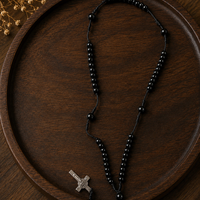 BLACK OBSIDIAN 6MM ROSARY