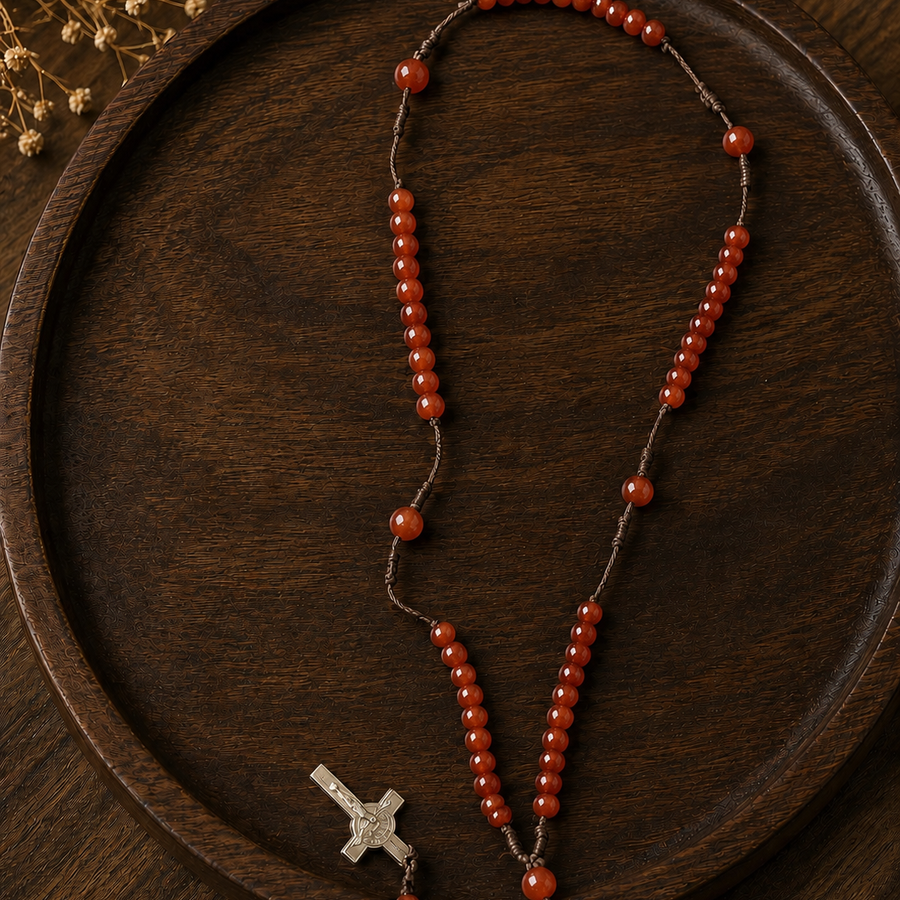CARNELIAN 6MM ROSARY