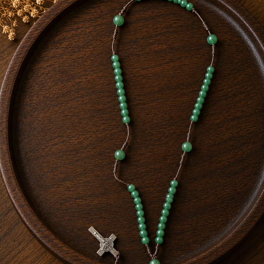 GREEN AVENTURINE 6MM ROSARY