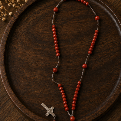 RED JASPER 8MM ROSARY