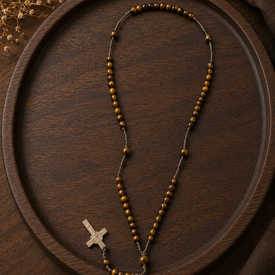TIGER EYE 6MM ROSARY