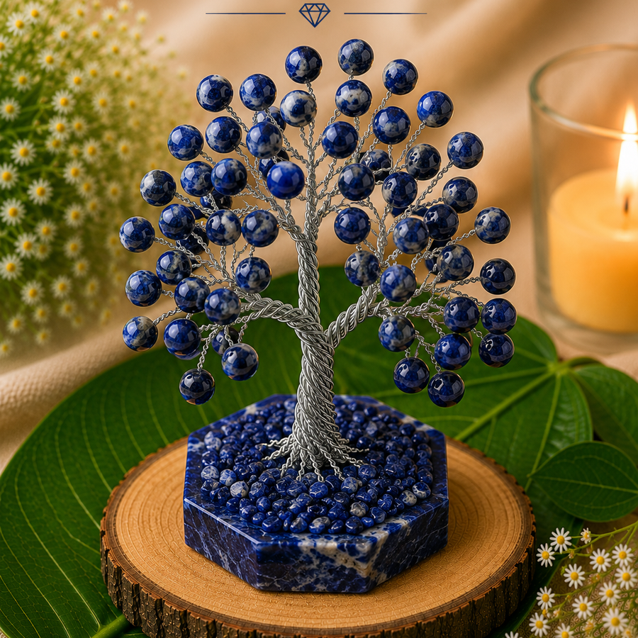 Sodalite Natural Stone Gem Tree  Wisdom • Communication • Inner Peace